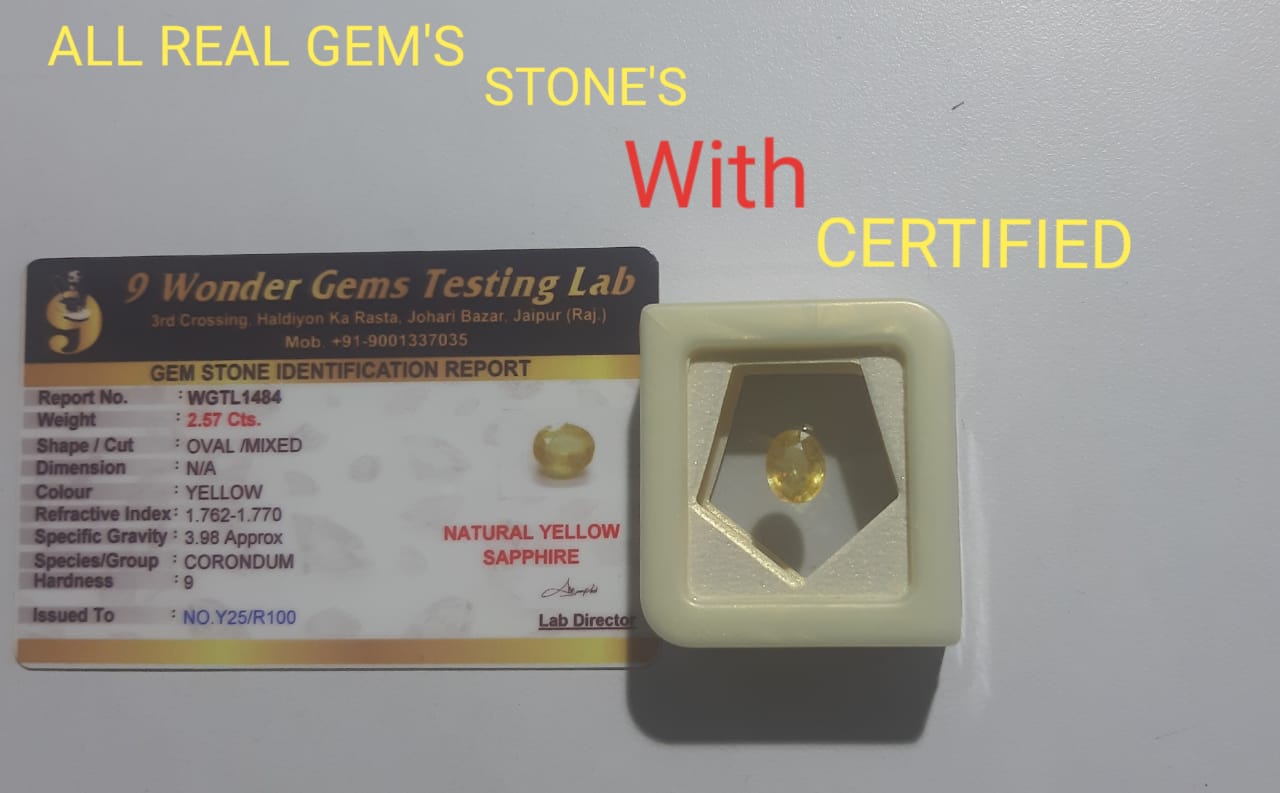 Certified Natural Gems